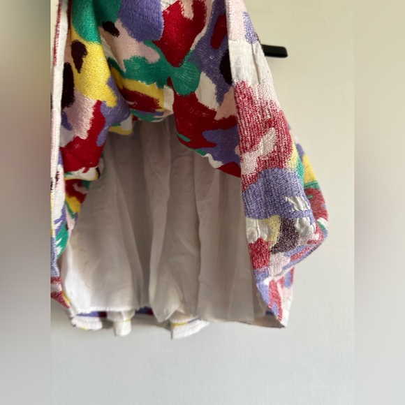 Manoush Designer Multicolor Colorful Flowy Mini Skirt size 6 EUC - Picture 4 of 7